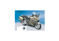 BMW K1300 GT - Owners manual EN 2008